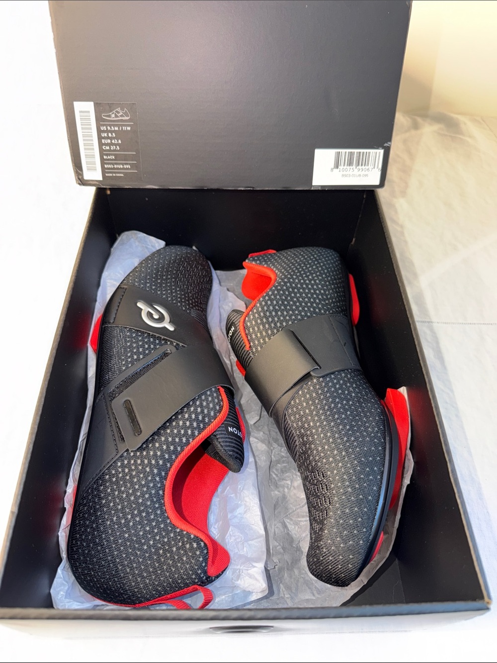 EUC Peloton Altos Cycling Shoe with cleats 42.6 Men 9.5 Women 11